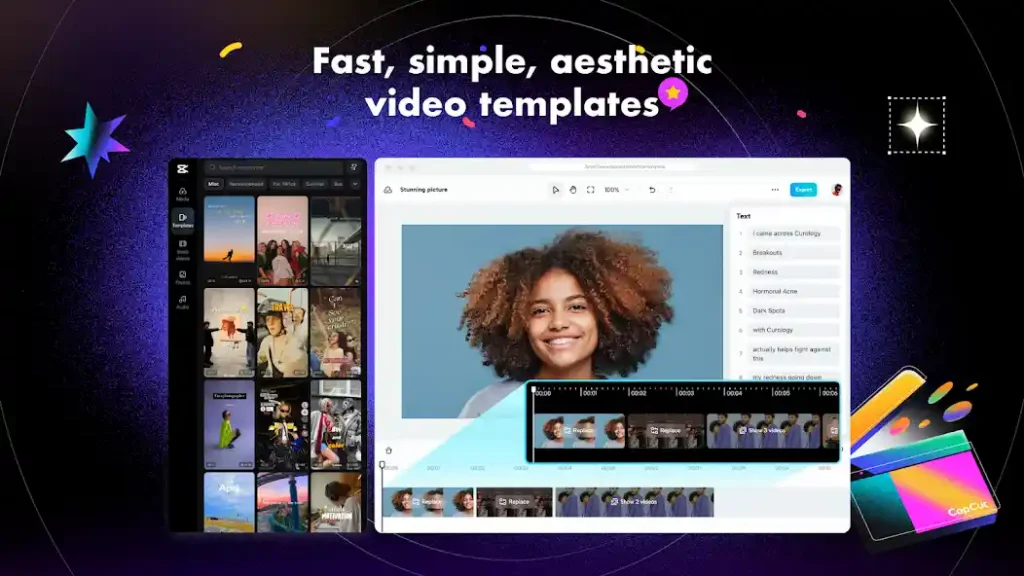 videos-templates of capcut mod apk