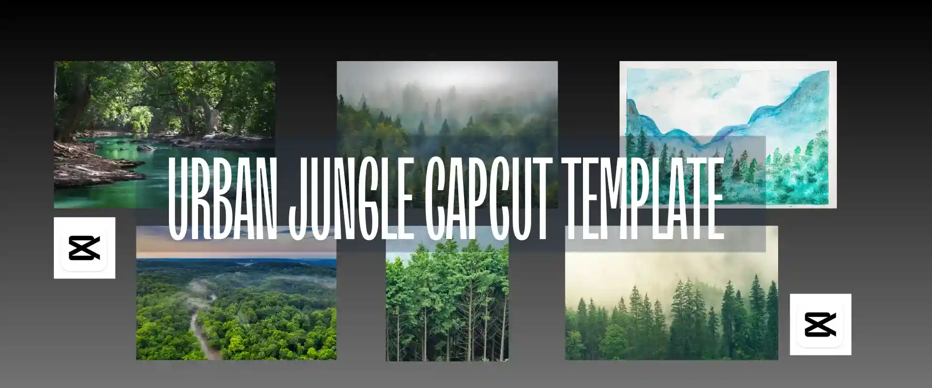 urban jungle capcut template 2024