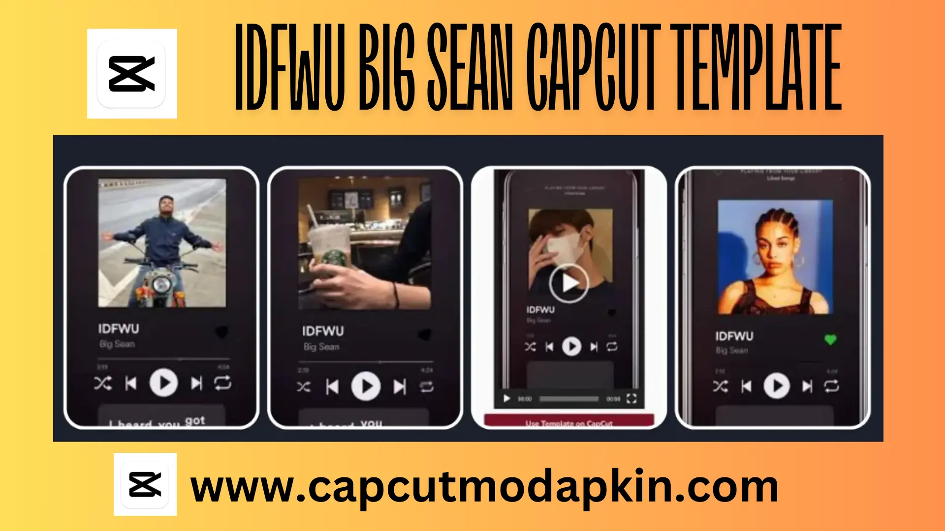 IDFWU Big Sean CapCut Template pro